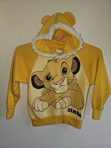 Disney Vintage König der Löwen Hoodie Simba Hauptohren Jungtier 90er Orginal Kinder Small - Bild 1 von 5