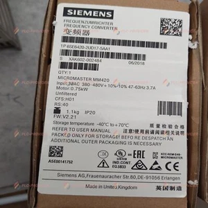 NEW Siemens 6SE6420-2UD17-5AA1 Frequency Converter 6SE6 420-2UD17-5AA1 - Picture 1 of 1