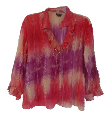 Blusa vintage piano mujer manga larga talla L multicolor Foto 1 de 4