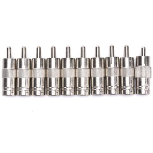 10x BNC Female to RCA Male Coax Cable Video Adapter TV Connector CCTV Securi-b - Afbeelding 1 van 8