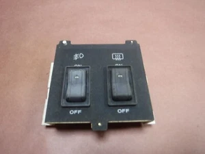 Jeep Cherokee XJ 84-96 Factory OEM Fog Light Switch Rear Defrost Cracked Tabs - Picture 1 of 5