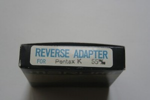 55MM Macro Close-Up Reverse Lens Adapter Ring for Pentax K Mount Body Japan New