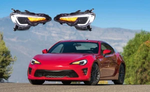 VLAND LED Headlights Fit SUBARU BRZ Scion FR-S TOYOTA 86 2017-2020 W/Sequential - Picture 1 of 11