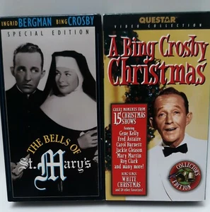 Bing Crosby 2 VHS Movie Lot : The Bells of St. Mary's & Bing Crosby Christmas - Picture 1 of 1