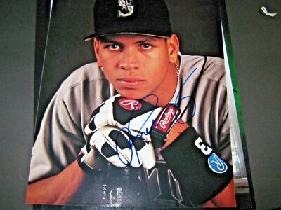 ALEX RODRIGUEZ AROD SIGNED AUTOGRAPHED 11X14 PHOTO MARINERS YANKEES CHAMP NYC - Image 1 of 3