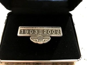 PIN ODÓMETRO DE LEY DAVIDSON 100 AÑOS DE GRANDES MOTOCICLETAS 0,925 ESTERLINA - Imagen 1 de 10