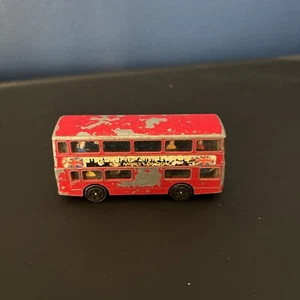 Vintage London Double Decker Bus Corgi Juniors Red Daimler Fleetline Diecast - Picture 1 of 4
