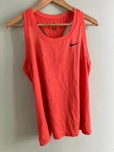 Camiseta sin mangas Nike Legacy Dri Fit para mujer deportes/fitness espalda deportiva en naranja - mediana - Imagen 1 de 5