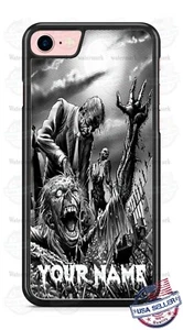 Halloween Zombie Coming Out Personalized Phone Case Cover fits iPhone Samsung - Picture 1 of 10
