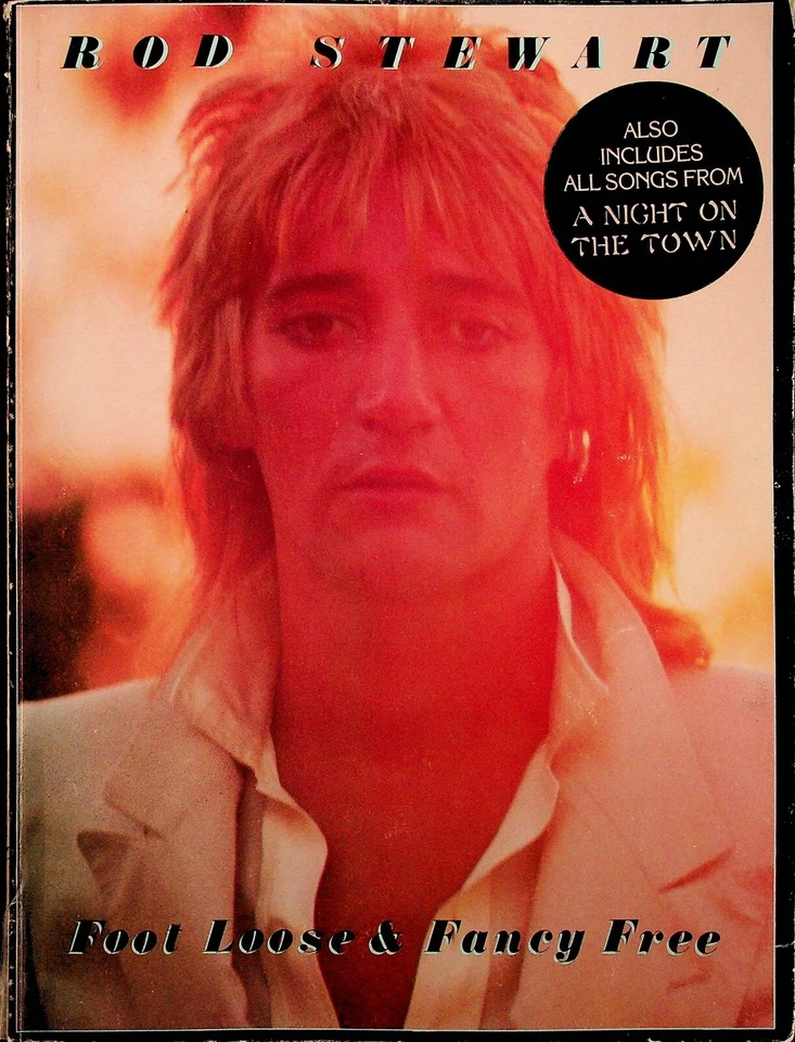 Rod Stewart Foot Loose & Fancy Free Night On Guitar Piano Sheet Music Songbook - Image 1 of 4