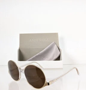 New Authentic Andy Wolf Sunglasses Elodie Col. F White Heat 59mm Austria Frame - Picture 1 of 4