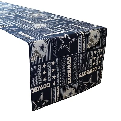 Dallas Cowboys Table Runner Sports Football Team Party Table Decor  - Image 1 of 4