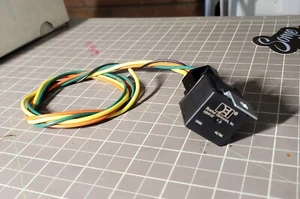🚨Stater Disable RELAY & 4-Wired HARNESS⭐5-Pin 12 Volt SPDT 40/30 Amp⚡DEI #8617 - Foto 1 di 8