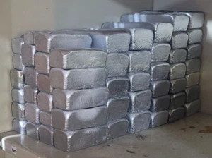 Aluminum Ingots 5 pounds. Good for casting anything. - Picture 1 of 2