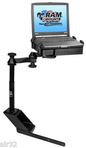 RAM Custom No-Drill Laptop Mount for 2008-2011 Dodge & Ram Pickup, Conv. Cab - Picture 1 of 5