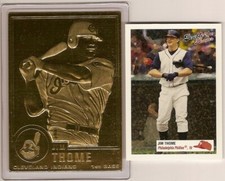 JIM THOME 22kt Gold Danbury Mint Card - HOF