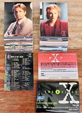 1995 TOPPS THE X-FILES TV SHOW SERIES 1 COMPLETE 72-CARD TRADING CARDS SET NM+