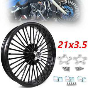 21''x3.5" Fat Spoke Front Wheel Rim for Harley Touring Road Electra Glide 00-07