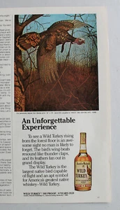 Wild Turkey Whiskey Vintage Magazine Print Ads 1975 5.5 x 11 - Picture 1 of 1