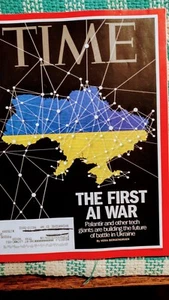 TIME MAGAZINE February 26, 2024 THE FIRST AI WAR The Future of Battle in Ukraine - Picture 1 of 24