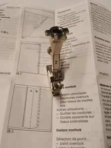 Bernina Overlock Foot  #2,  002577700 Genuine New Style - Picture 1 of 3