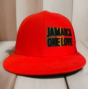 Jamaica One Love Hat Cap Red Kids Mesh SnapBack Adjustable Surf Classic - Picture 1 of 8