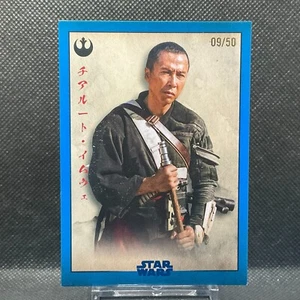 2025 Topps Star Wars Meiyo Chirrut Imwe RA-11 Blue /50 - Picture 1 of 2
