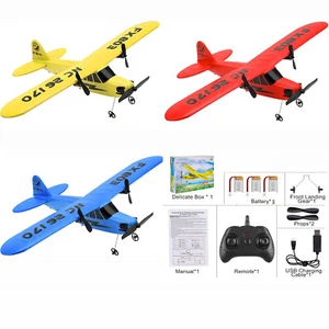 2.4GHz 2ch Rc Plane Built-in 6 Axis Gyro Epp Airplane Glider RTF As Xmas Gift - Picture 1 of 8