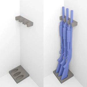 Kit Tres Estantes para Pistola de Espuma - Reposacañones para Rifle con Tira Magnética - Almacenamiento para Pistola -  - Imagen 1 de 14