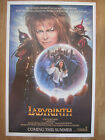 Movie Poster: LABYRINTH   Original American One Sheet Advance Style  David Bowie