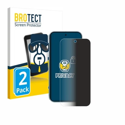 2x Blickschutz Panzerfolie für Google Pixel 9 (case-friendly) Privacy  - Bild 1 von 4