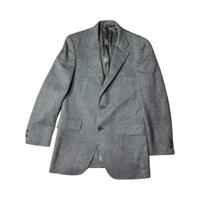 J.S. A. Bank Pure Wool Herringbone Blazer Sport Coat Menswear - Picture 1 of 10
