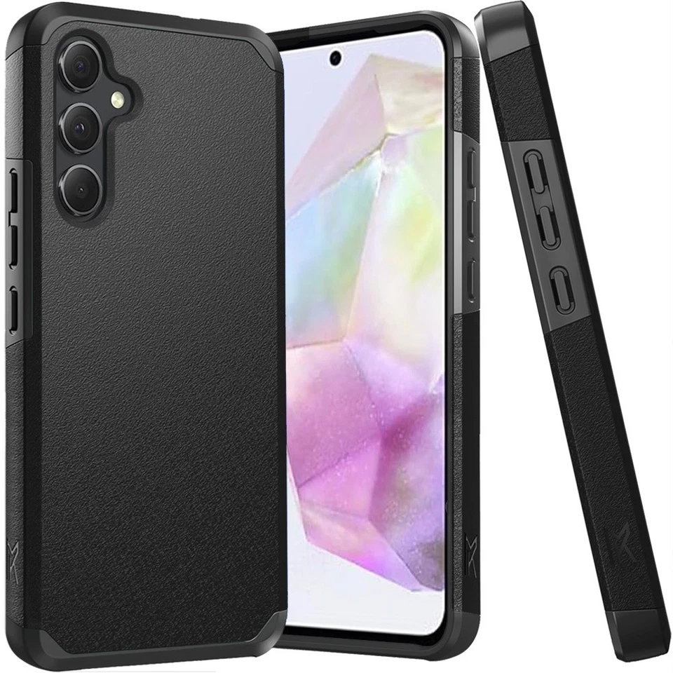 Funda protectora de teléfono híbrida resistente (amigable con montaje magnético) para Samsung A36/A56 Foto 1 de 1