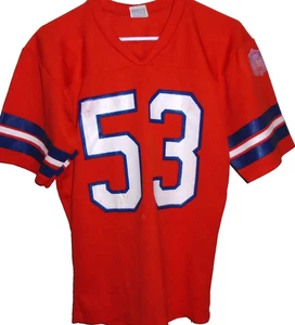 vintage 1980s Rawlings Denver Broncos Football Jersey #53 Medium - Picture 1 of 3