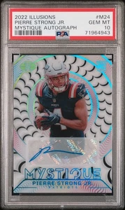 Autógrafos Illusions Mystique 2022 Pierre Strong Jr. Autógrafo Mystique PSA 10 - Imagen 1 de 2