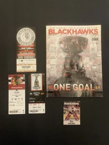 2008-2009 NHL Chicago Blackhawks Stanley Cup Playoff Program - Picture 1 of 14