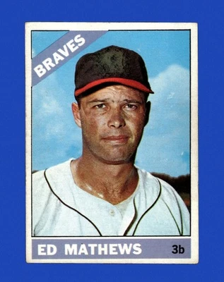 1966 Topps Set-Break #200 Eddie Mathews VG-VGEX *GMCARDS* - Image 1 of 2