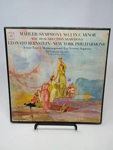Leonard Bernstein - Mahler: Symphony No. 2 in C Minor LP Box Set Masterworks - Foto 1 di 8