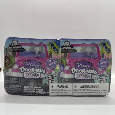 (2 ) NEW Sealed Disney DOORABLES Let’s Go Road Trip Vehicle Series 2 - Image 1 of 2