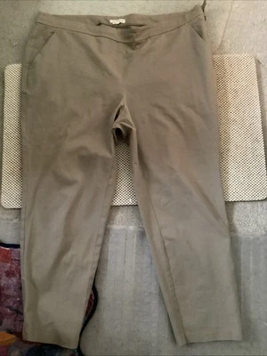 Eileen Fisher Women’s Tan Cotton/5% Spandex Pants, 1X Foto 1 de 4