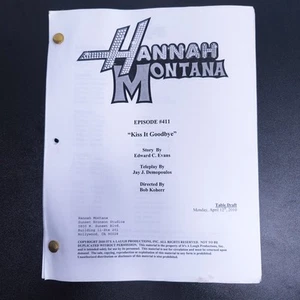 Hannah Montana S4E11 Original Entwurf Skript Miley Cyrus Disney TV Memorabilia - Bild 1 von 24