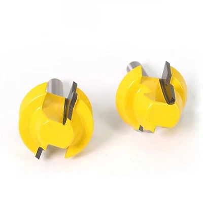 Carbide Tip Lock Miter Bit Anti-kickback Design Heat-resistant Coating - Image 1 of 4