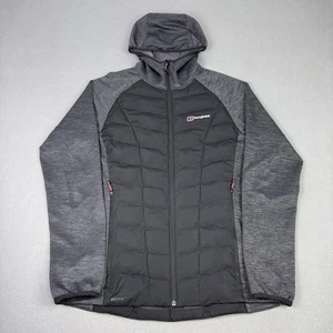 Berghaus Jacket Mens Medium Grey Duneline Hybrid Hydroloft Padded Insulated Coat - Picture 1 of 14