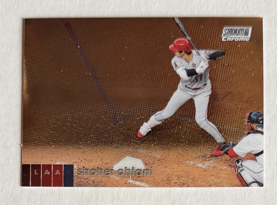Shohei Ohtani 2020 Topps Stadium Club Chrome #145 Los Angeles Angels - Image 1 of 2