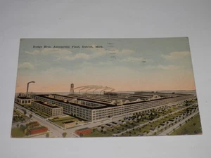 DETROIT MICHIGAN - POSTKARTE 1907-1915 ÄRA - DODGE BROS. KFZ-WERK - Bild 1 von 2