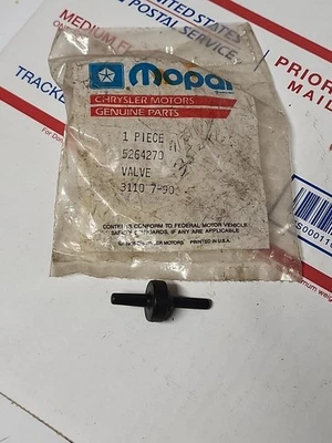 Dodge Dakota Trucks 1987-1996 válvula de retención de calefacción 5264270 OEM MOPAR ORIGINAL NOS Foto 1 de 3