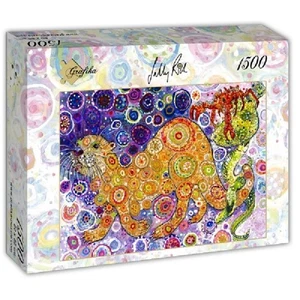 Grafika 1500 Piece Jigsaw Puzzle - Sally Rich Otter's World - Picture 1 of 1