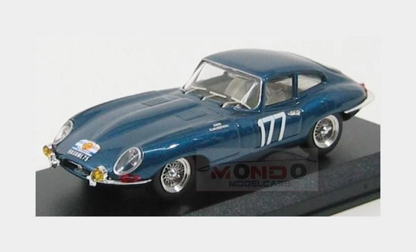 1:43 BEST Jaguar E-Type Coupe #177 Tour De France 1963 Cardi Klukaszewski BE9342 - Immagine 1 di 2