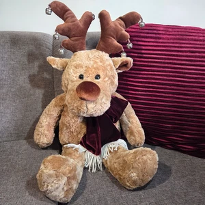Großes Rentier Plüsch Vintage Sears Windsor Kollektion Weihnachten Winter Dekor 26 Zoll - Bild 1 von 10