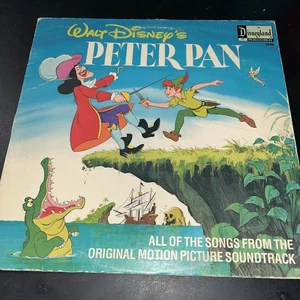 Walt Disney's Peter Pan Motion Picture Soundtrack 1976 RARE LP - Imagen 1 de 4